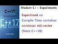 003 - Experiment on constexpr std vector