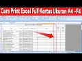 Download Lagu CARA PRINT EXCEL AGAR FULL KERTAS A4 ATAU F4