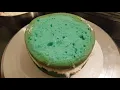Teal ombre cake