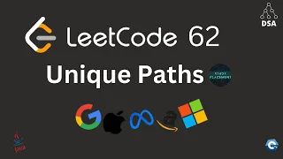 Leetcode 62 Unique Paths SDE Interview Sheet Optimal Approach Dry Run