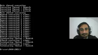 JAVA PRACTICAL Threads creating 3 threads multithreading part 2