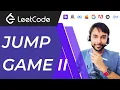 Jump Game 2 LeetCode 45 Minimum jumps to reach end of array Explanation with Animations
