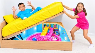 صوفيا وماكس يستمتعان في مدينة الملاهي