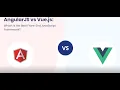 AngularJS vs Vue js A Detailed Comparison for Front-End Development