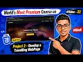 Project 2 Build a Responsive Travel Website HTML CSS Project 22