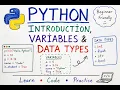 Python Introduction Variables Data Types Complete Lecture Practical Coding CDP Project