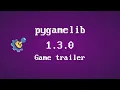 pygamelib v1 3 0 game trailer - console game framework for Python