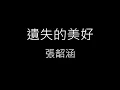 【遺失的美好】張韶涵 Angela Zhang《歌詞》