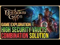 High Security Vaults Puzzle Baldur s Gate 3