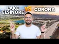 Living in LAKE ELSINORE vs CORONA California 2025 Which City Wins