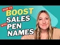 How To Use Pen Names on KDP in 2026