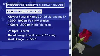 Vidor Police officer Chris Berry s funeral arrangements set in Orange following his COVID-19 battle