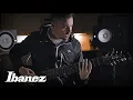 After The Burial s Justin Lowe demos the Ibanez RG90BKP