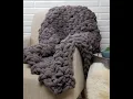Michaels Chunky Hand Crochet Blanket PLUS Bonus Thread Craft