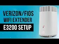 Verizon Fios Wifi Extender E3200 Setup and Troubleshooting