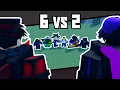 6 Toxic Teamers vs 2 CRITICAL STRIKE v5 8 7
