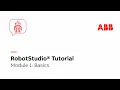 Module 1 Basic Components RobotStudio Tutorial 2026