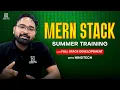 Mern Stack Summer Training 2025 100 Placement Guarantee - Hindtech Lucknow