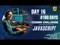 Day 16 Check if Two Strings Are Anagrams 100 Days of JavaScript Coding Challenge