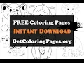 Gymnastics coloring pages