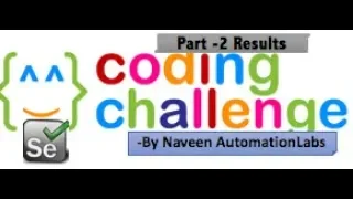 Selenium Coding Challenge - Part 2