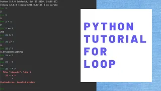 Python Tutorial Crash Course - Lesson 8