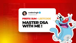 Master Prefix Sums in 5 Minutes LeetCode 1480 Solved