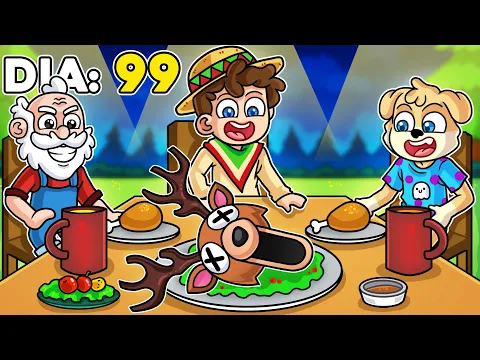 Video Thumbnail: ¡Hicimos una CENA GIGANTE con mis AMIGOS! 💀🦌👨🏻‍🍳🔪 SILVIOGAMER en 99 Noches en el Bosque