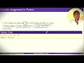 Variables and Assignment in Python Python Programming Tutorial