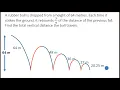 Infinite Geometric Series - Bouncing Ball
