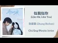 Lagu 似我似你 (Like Me, Like You) - 张碧晨 (Zhang Bichen)《骄阳似我 Shine on Me》Chi/Eng/Pinyin lyrics