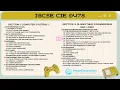 IGCSE Computer Science Validation and Verification exam question and answer 3