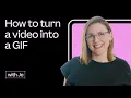 How to make a GIF in Canva