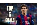 Download Lagu Lionel Messi ● Top 5 Best Goals ever in his Career | HD