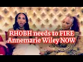 PROOF Annemarie Wiley MUST BE STOPPED on RHOBH