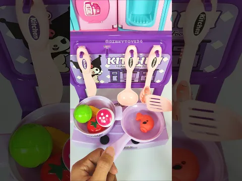 Mini Kitchen Kuromi Cooking Playset Toys, Satisfying With Unboxing ASMR Videos Pinky Toys