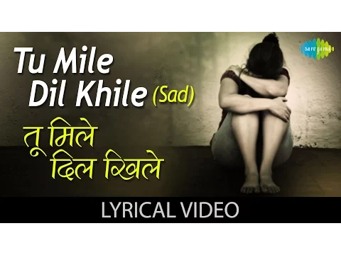 Download MP3 Tu Mile Dil Khile with Lyrics | तू मिले दिल खेले गाने के बोल | Kumar Sanu| Alka | Criminal | Manisha