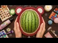 Lagu Satisfying Makeup ASMR on Watermelon #43