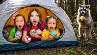24 HORAS ACAMPANDO EN NUESTRO JARDIN |  MORENO FAMILY