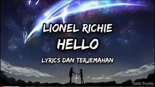 hello lionel richie lirik lagu terjemahan 
