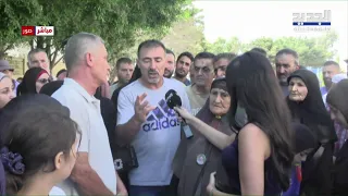 مباشر من صور   مراسلة  الجديد  تواكب اعتراض النازحين على إخلاء المدارس دندنها