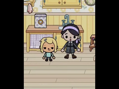 MAKAN ES KRIM DI BAWAH MEJA #tocaboca #tocalife #tocalifeworld #games #shorts