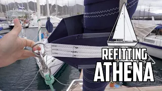 Sail Life – Spinnaker prep 💨 Tack belt & turtle bag ⛵️