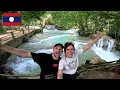 WIJ GAAN OP VISITE BIJ EEN TRADITIONEEL LAOTIAANS DORP! 🇱🇦 En zien een prachtige waterval!