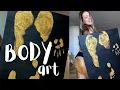 DIY TIKTOK VIRAL BODY PAINTING PERFECT VALENTINES GIFT body art positivity
