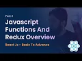 Javascript Functions with and without export Redux Code Overview - 13