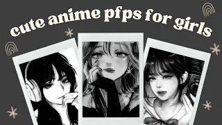 30 aesthetic anime pfp black white blurred icons lunadreams