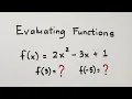 How to Evaluate Functions Evaluating Function - General Mathematics