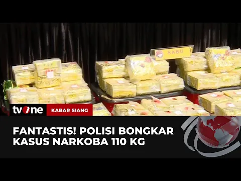 Polisi Bongkar Sindikat Narkoba Jaringan Internasional, Temukan 110 Kg Sabu