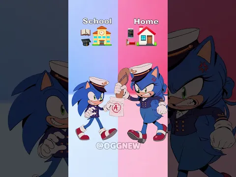 When Sonic Gets an A+ vs F 😂📚 #SonicTheHedgehog #shorts #sonic